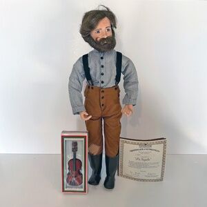 Ashton-Drake Pa Charles Ingalls Porcelain Doll - Little House on the Prairie